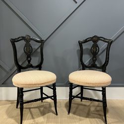 Set of Vintage Bistro Chairs 