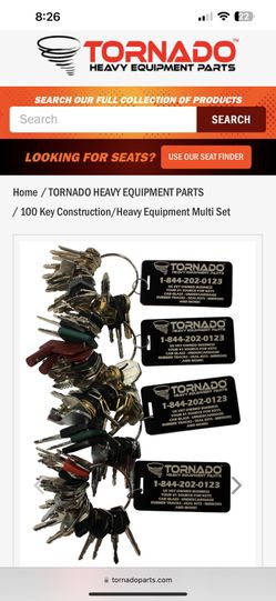 Heavy equipment Keys (tornado)