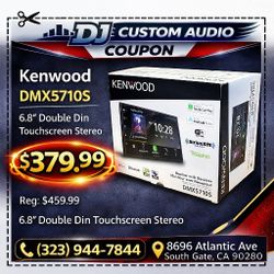 Kenwood Car Stereo Touchscreen WiFi Wireless Apple Carplay & Android Auto Bluetooth Am Fm DMX5710S 🚨 Payment Options Available 🚨 No Credit Needed 🚨