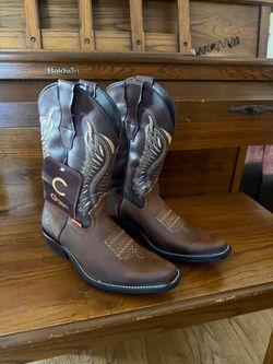 Leather boots