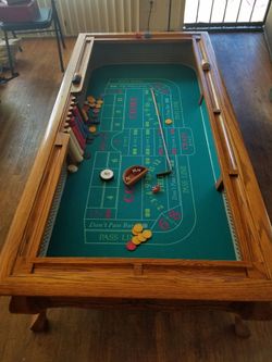 Coffee Table Craps Table