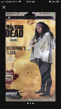 Walking Dead Michonne Cloak