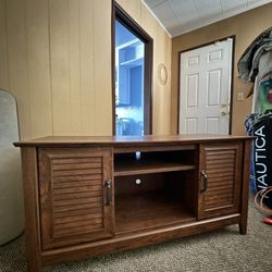 Brown Wood Tv Stand 