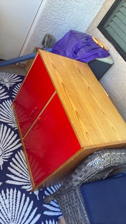Free. Sturdy Wooden Garage Storage Cabinet