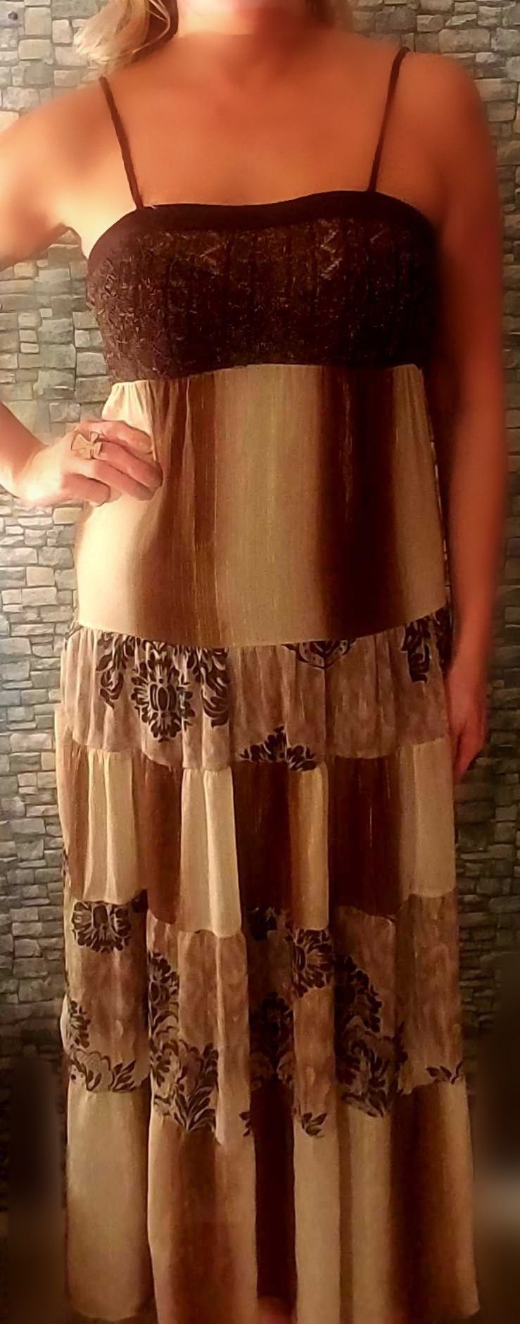 Forever 21 women's spaghetti strap long sundress