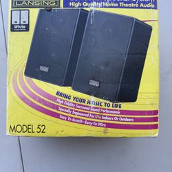 Altec Lansing Model 52 2-Way Indoor/Outdoor Surround Sound Speakers