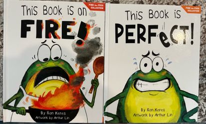 This Book Is on Fire + This Book Is Perfect – Finn the Frog 2-Book Set