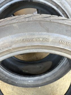 Tires// Llantas //275/45R20