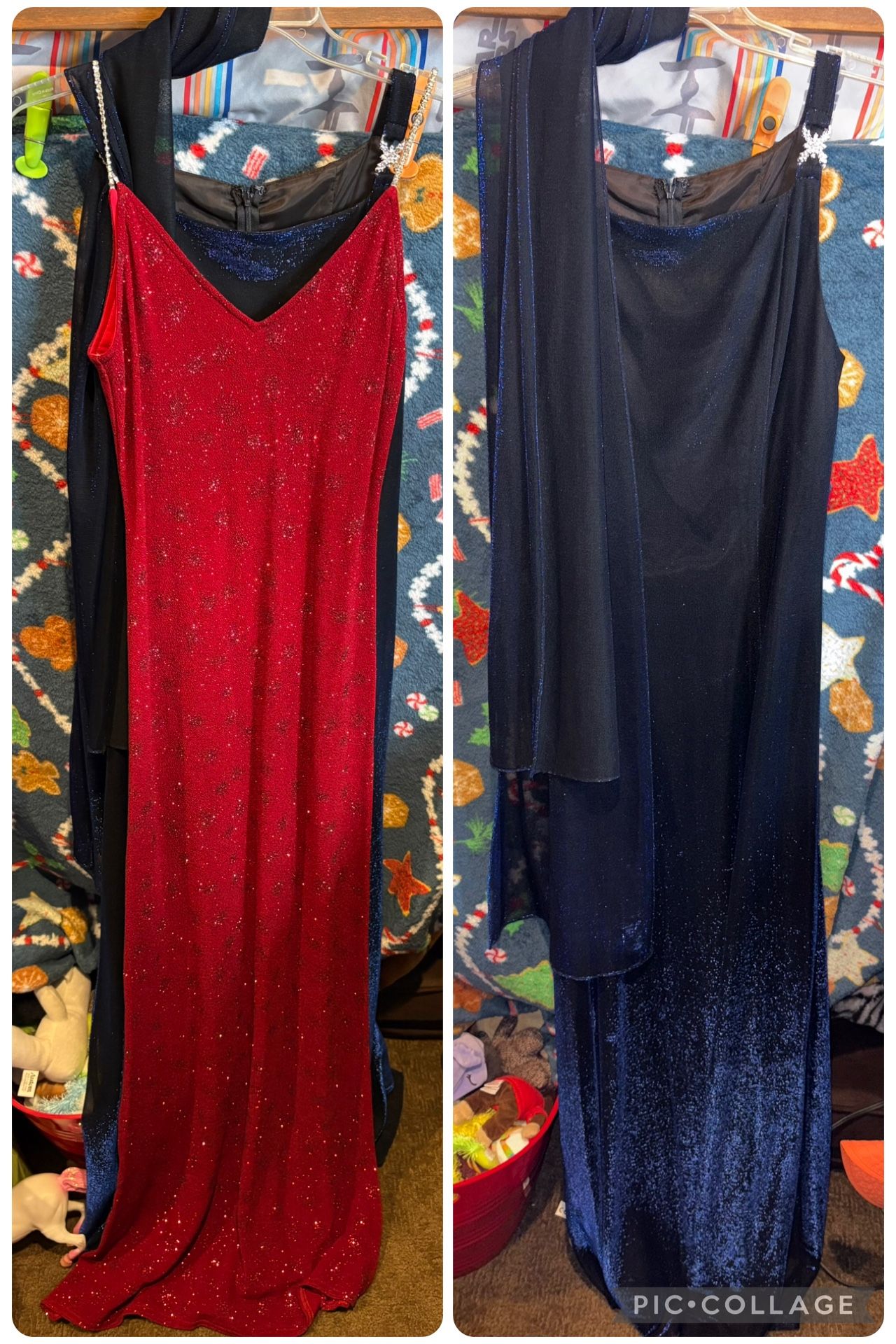 Two Skinny Long Dresses! (Halloween, Parties, Dances)