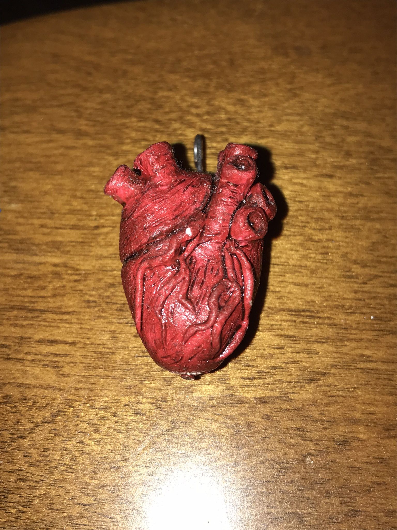 Heart necklace pendant (made by me)