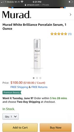 MURAD white brilliance serum NEW