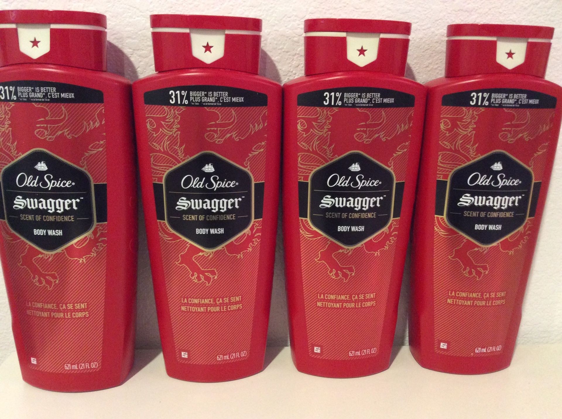 Old spice body wash 21oz $15 for all 4