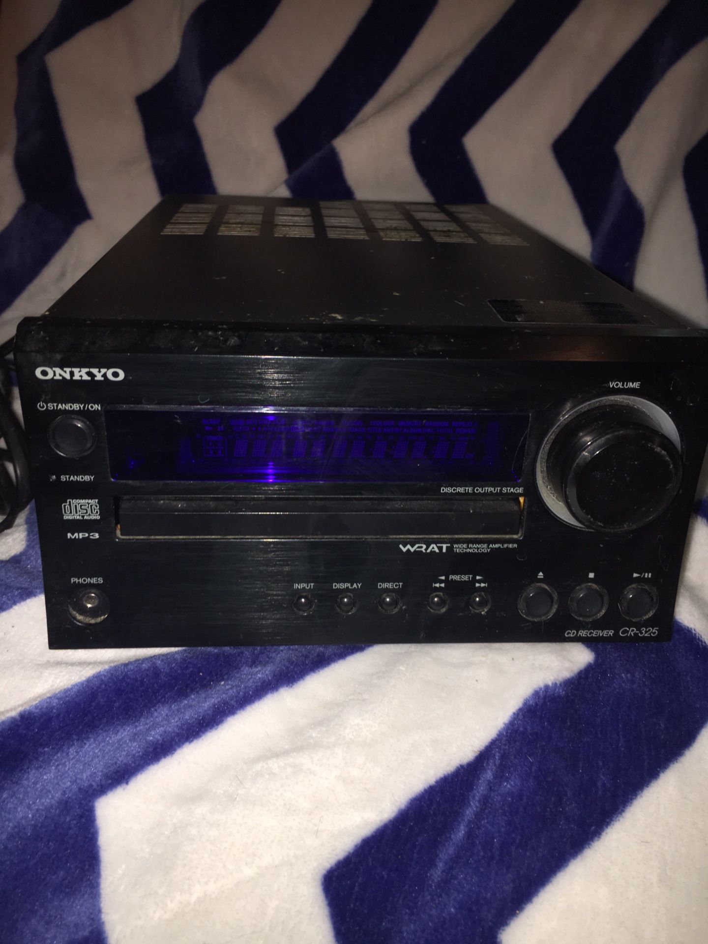 Onkyo compact stereo amp receiver