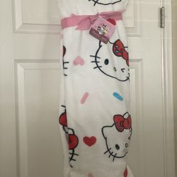 Hello Kitty Valentines Blanket 