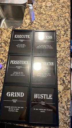 Motivational Wall Art - Framed