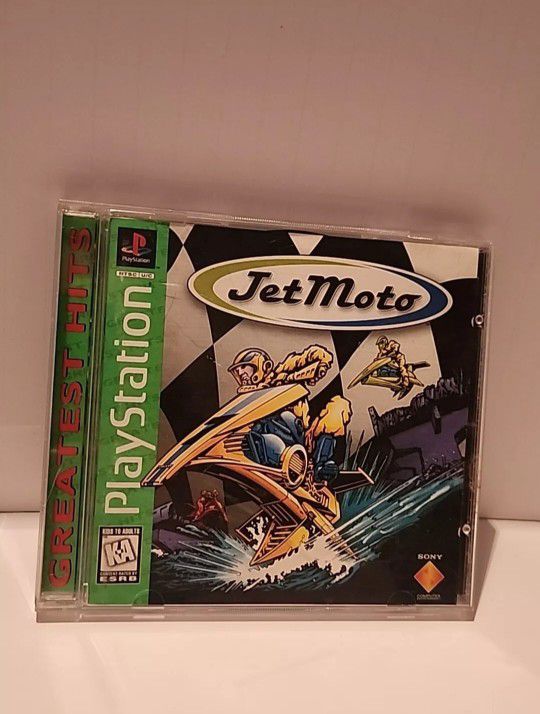 Jet Moto PS1 PlayStation 1 Greatest Hits - Complete CIB
