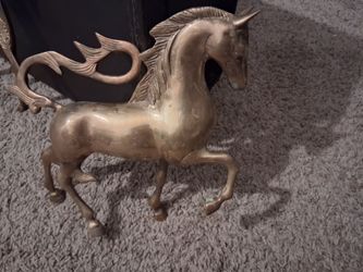 Soild brass unicorn
