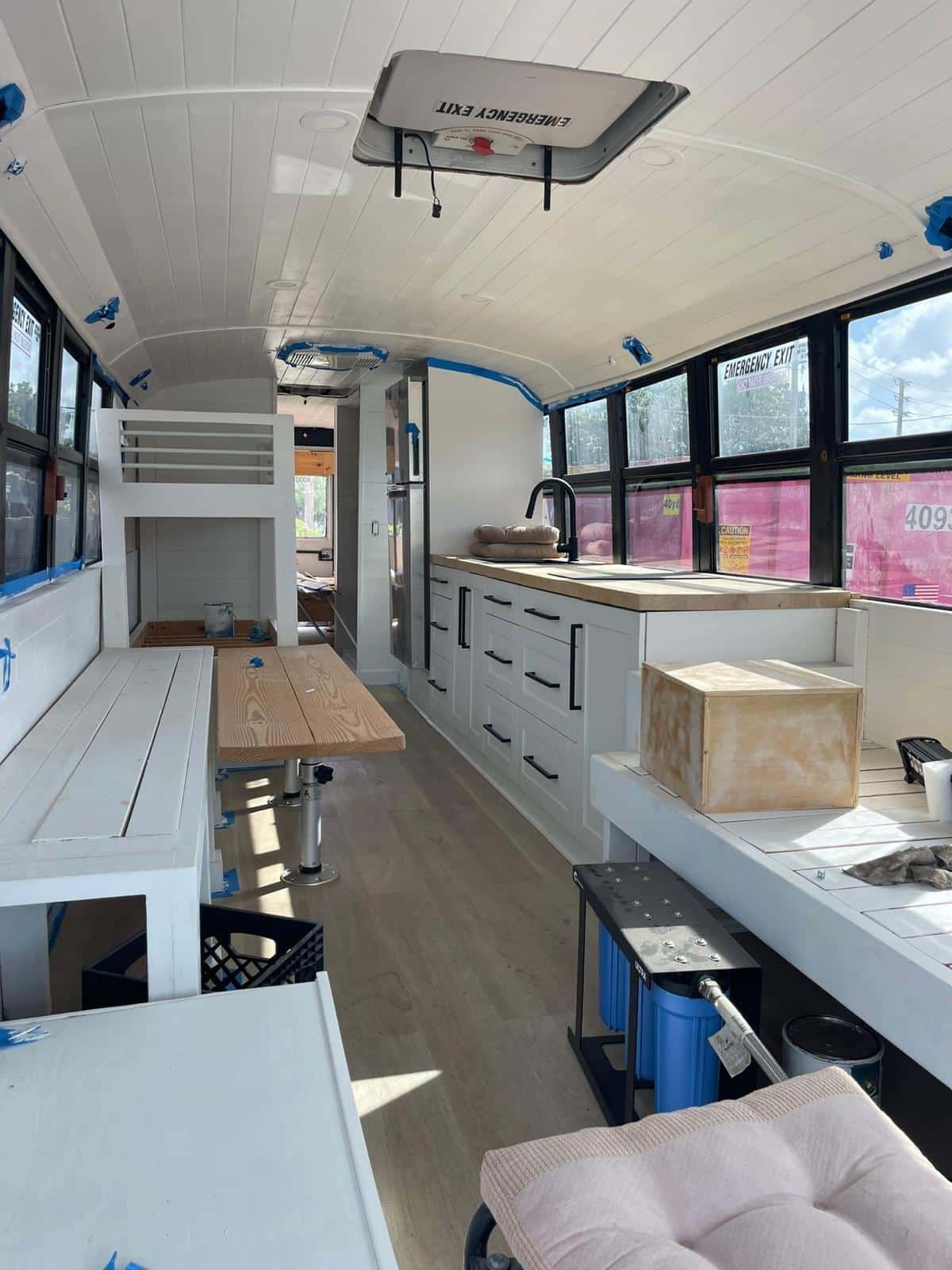 2007 Thomas Built School Bus, Partial Conversion Skoolie