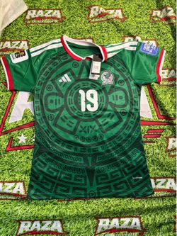Women XL Mexico National Team G. Mora #19 Jersey
