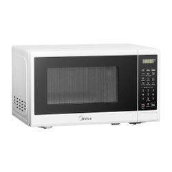 Unopened Midea 0.7 CU. FT 700W Microwave Oven - White