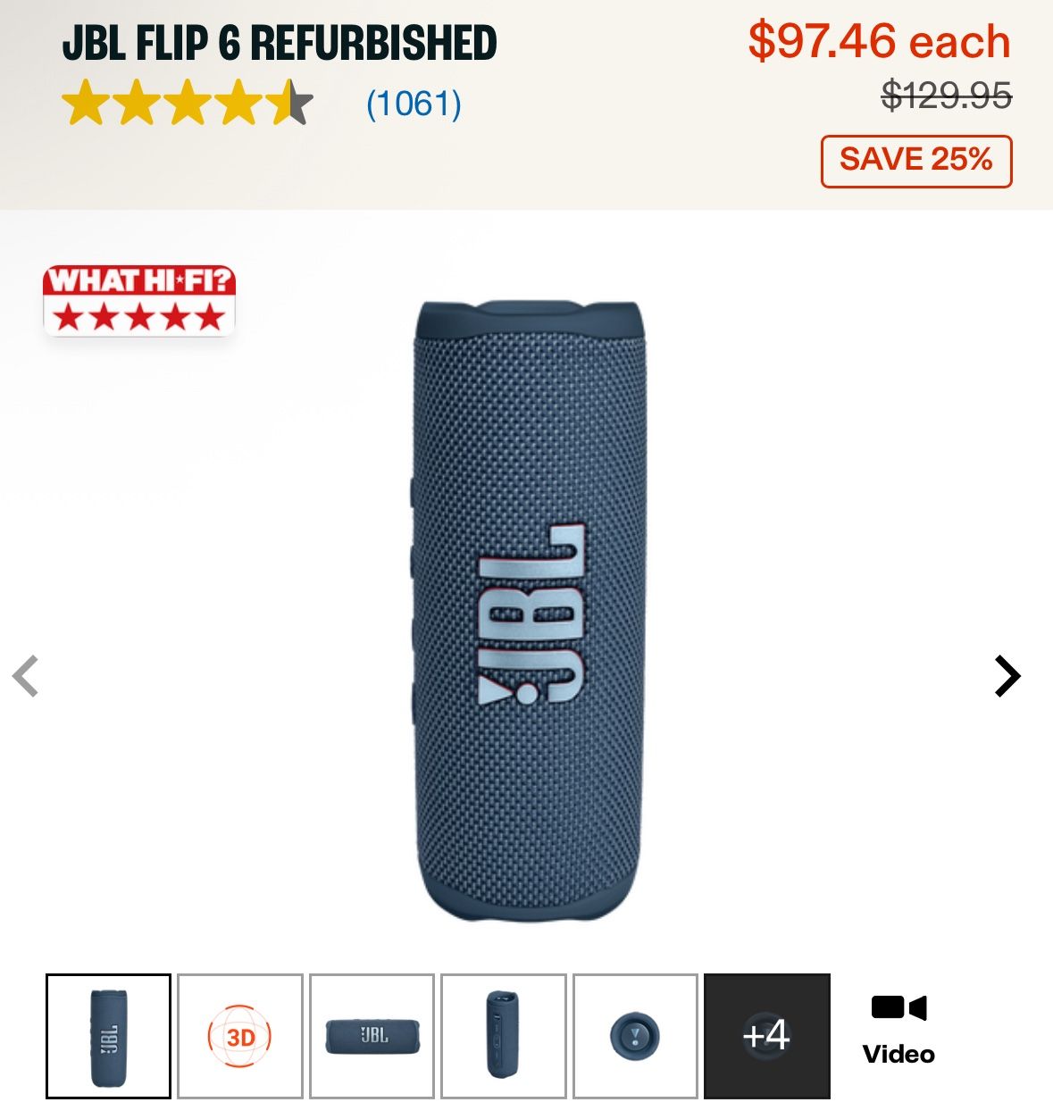 JBL Flip 6 — Waterproof, Powerful Sound, Great Deal! 💧