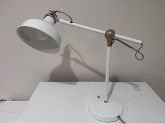 White Adjustable Desk Lamp