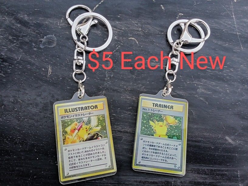 Pokemon Keychains New $5 Each Cash App/PayPal