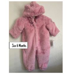 Baby Girl Snow Suit 6-9 Months 