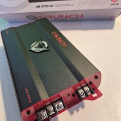 CRUNCH 3725 WATTS MONOBLOCK 1 OHM STABLE BUILT IN CROSSOVER WITH BASS CONTROL CAR AMPLIFIER ( BRAND NEW PRICE IS LOWEST INSTALL NOT AVAILABLE )