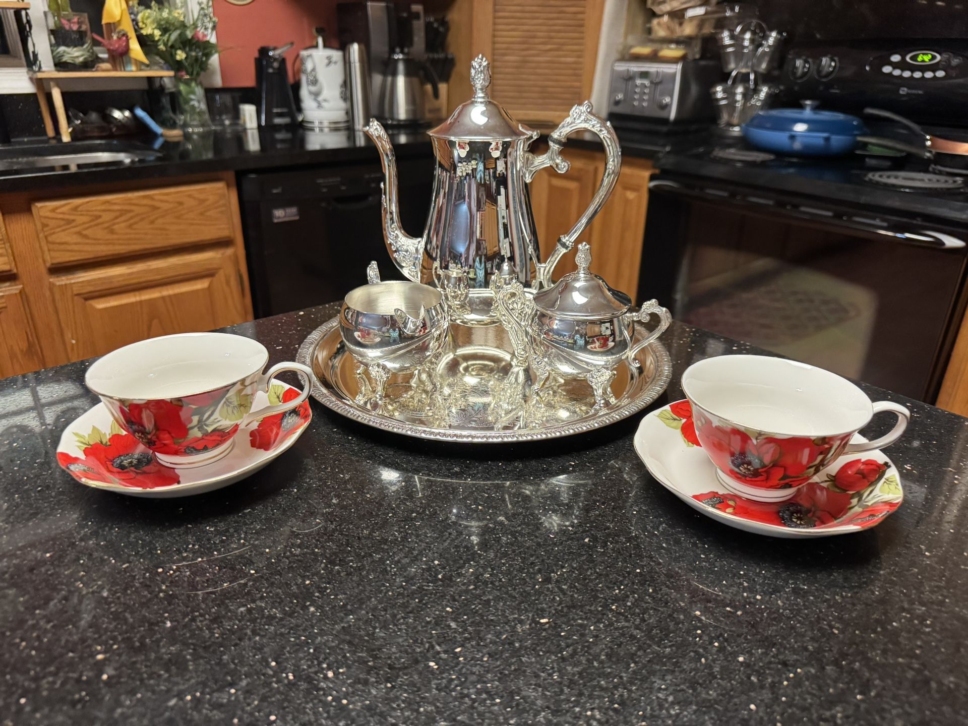 Vintage Silver Plated Coffee /Tea Set