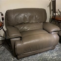 Extra Large Leather Sofas  Set Of 3 