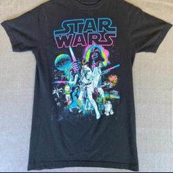 Star Wars Neon Shirt Women's Size Small