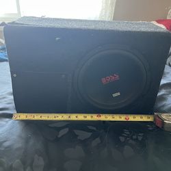 Subwoofer and box