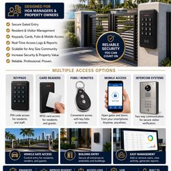 Condo gate entry access control