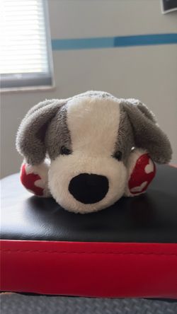 Dog Plush with Heart Paws