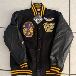 Kobe Bryant Headgear Classics Los Angeles Lakers World Champion Jacket BLK