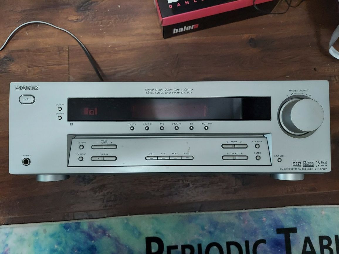 Vintage Sony Receiver With Dolby Capabilities 