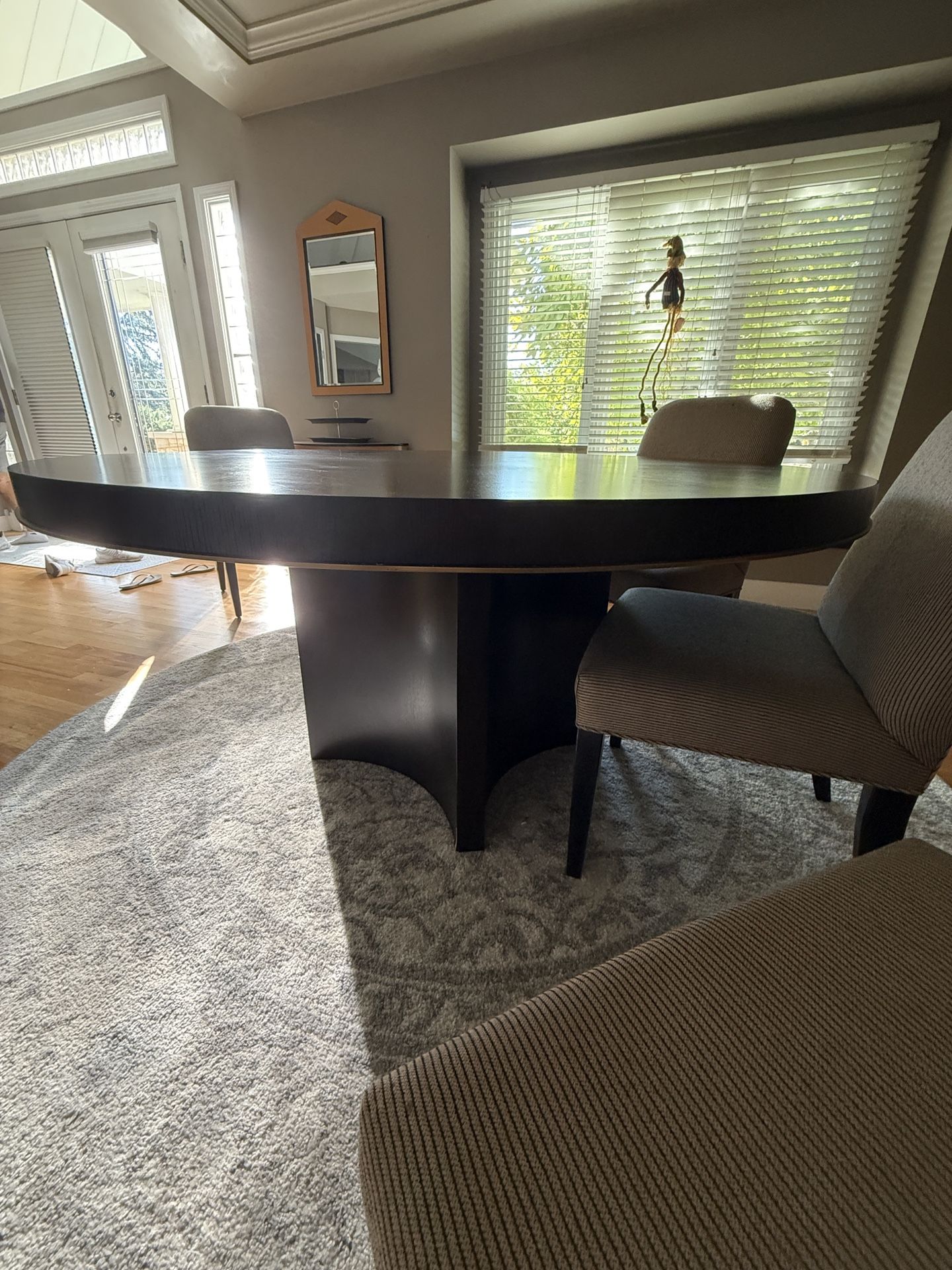 Crate & Barrel Dining Set – Table + 8 Chairs