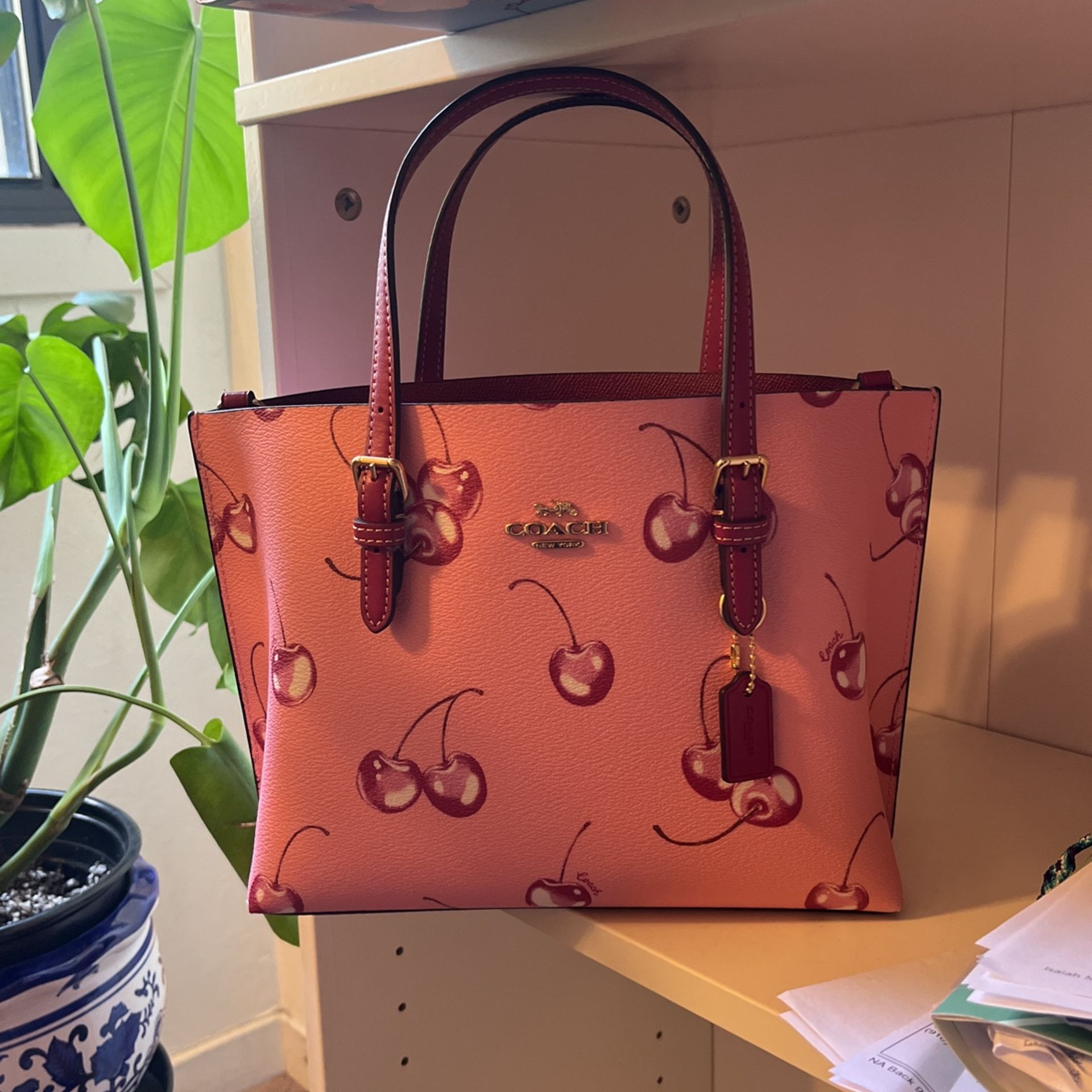 Cherry Coach Millie Tote
