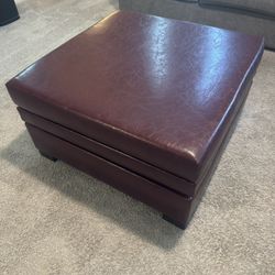 LeatherCraft Ottoman