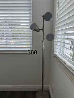 Floor Lamp 5-6’ Stainless Steel