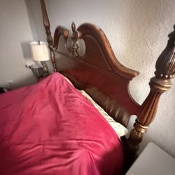 Queen size Mahogany Wood Frame