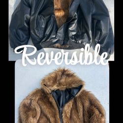Reversible Fur Leather Jacket