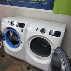 GE FRONT LOAD WASHER AND ELECTRIC DRYER LIKE NEW 