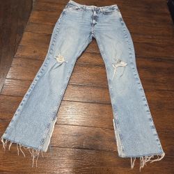 Zara Slim Flare Jeans - Womens 8