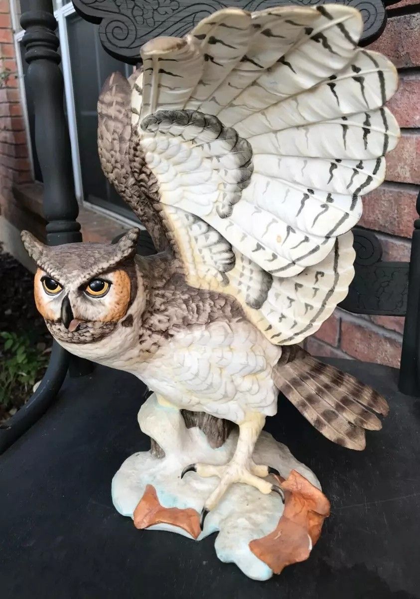 THE GREAT HORNED OWL GEORGE MCMONIGLE SCULPTURE