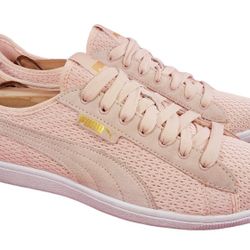 PUMA WOMAN SHOES SNEAKERS MESH SUEDE PINK COLOR SIZE 11/42.5