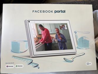 Meta Portal - Smart Video Calling for the Home with 10” Touch Screen Display - White