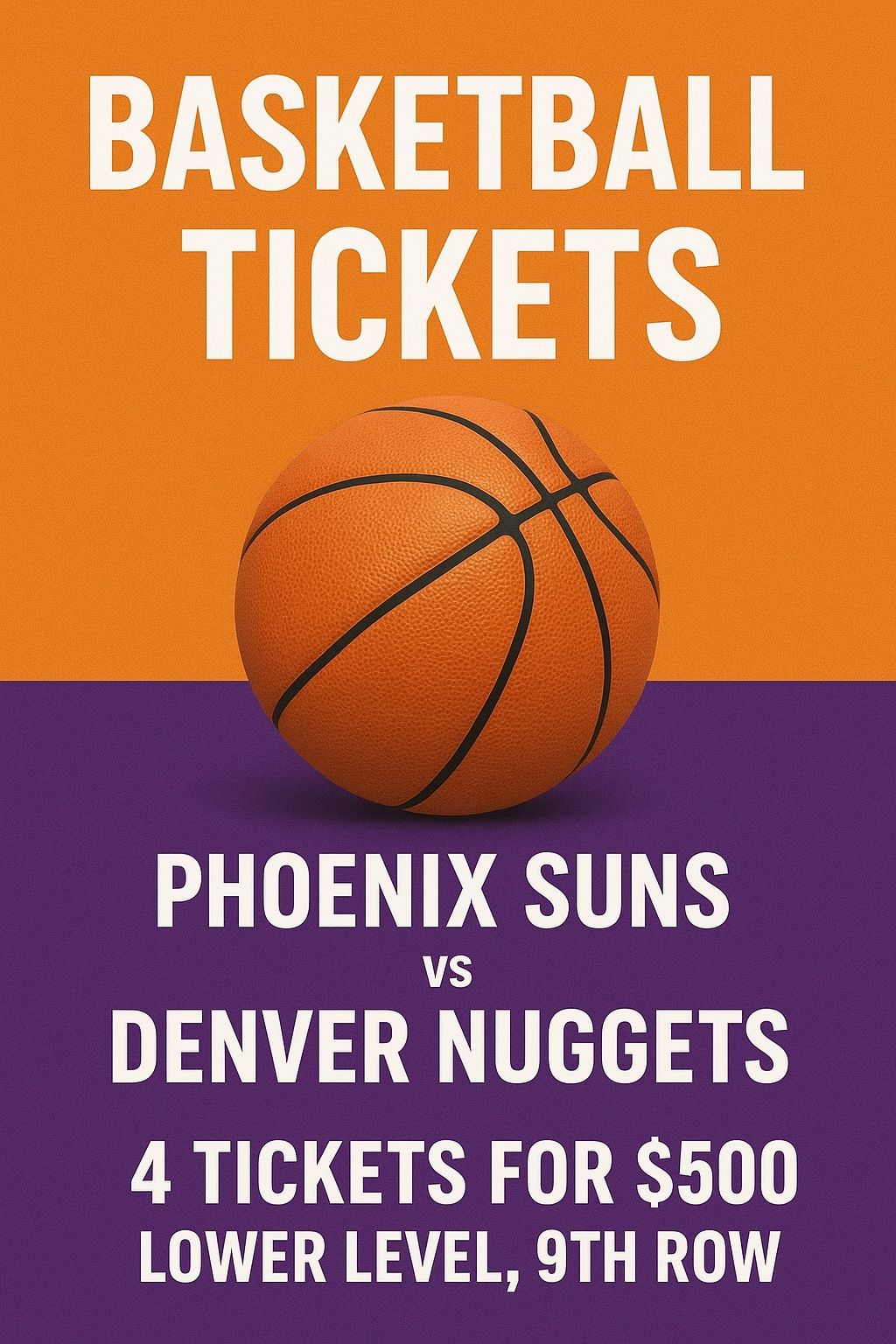 Suns Tickets