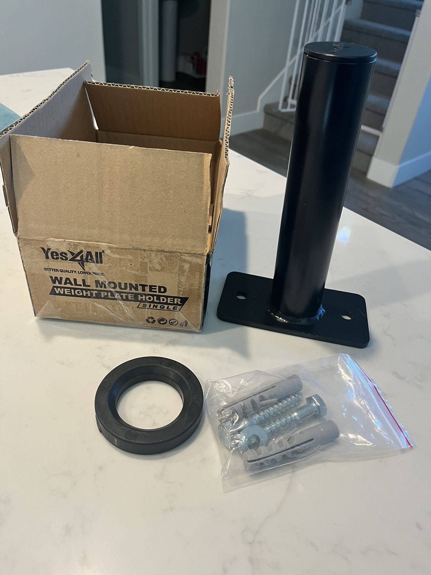 Wall Mounted Weight Plate Holder
